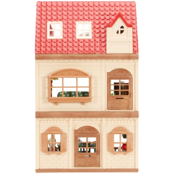 Simulation Kitchen Forest Family Small House Double Three- Story Villa Reindeer Animal Model Girl Dollhouse Furniture Toy Gifts - Image 3