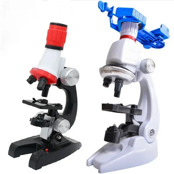 1200X Monocular Optical Microscope Elementary School Children Science Biology Microscope Digital Monocular Microscope Toys Gifts - Image 2