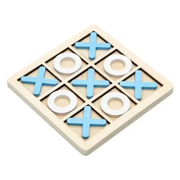 Kids Puzzle Wooden Chess Game, Montessori Chess Board Game Interaction Training, Early Educational Brain Learing Puzzles Toys - Image 4